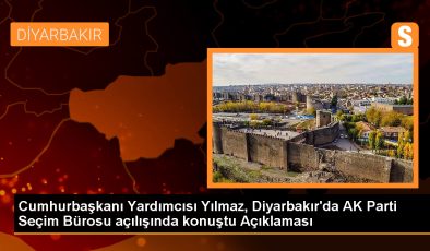 Cumhurbaşkanı Yardımcısı Cevdet Yılmaz: Diyarbakır’a ve geleceğine sahip çıkmak önemli